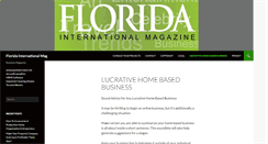 Desktop Screenshot of floridainternationalmag.com